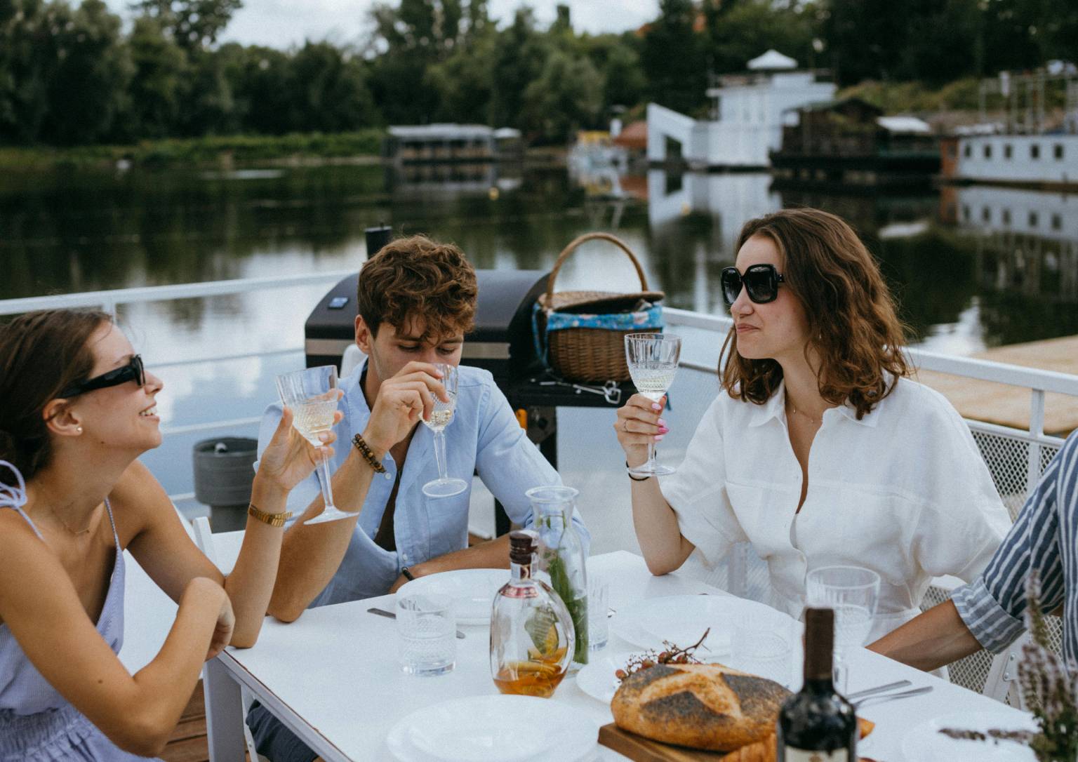 Valentine's day yacht dinner